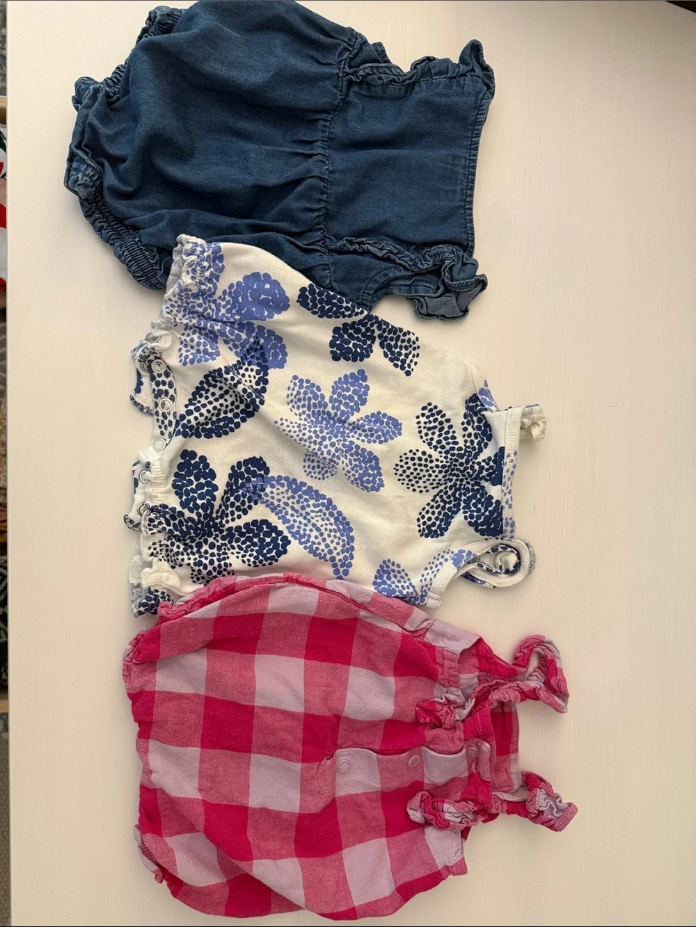Lot of NB Sleeveless Romper